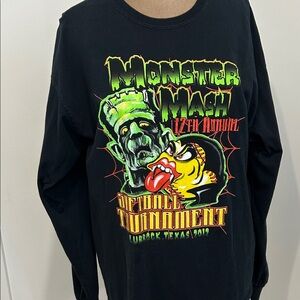2012 Monster Mash 12th Annual Softball Tournament Lubbock Texas Long Sleeve XL